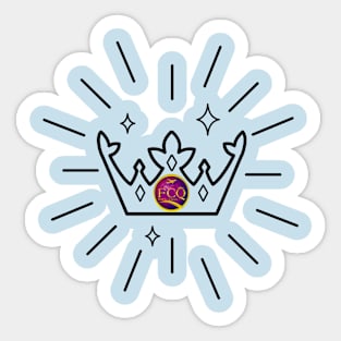 FirstClassQueen Crown Sticker